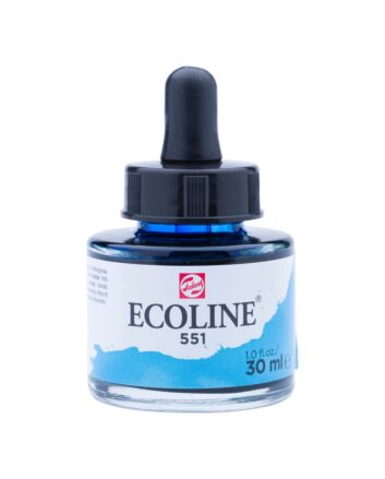 Ecoline Liquid Watercolor 30ml Pipette Jar - Sky Blue Light