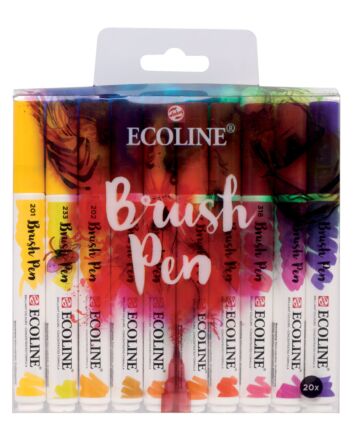 Ecoline Watercolor Brush Pens Set of 20