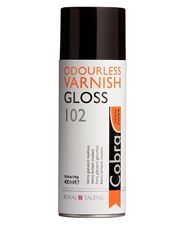Cobra Water-Mixable Oil Spray Varnish - Gloss 400ml Can
