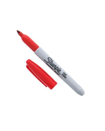 Sharpie Permanent Marker Fine - Red