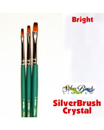 Silver Brush Crystal Synthetic - Bright - Size 2