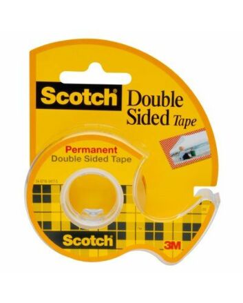 Scotch #136 Double Sided Tape 1/2"x250"  