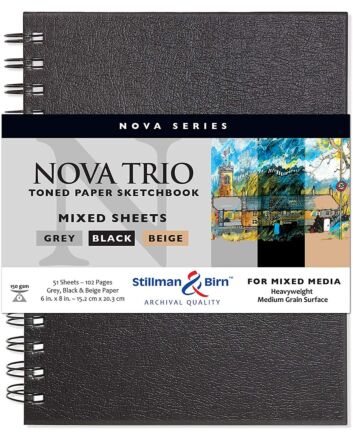 Stillman & Birn Nova Series Trio Sketchbook - Wirebound - 7x10
