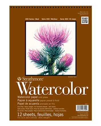 Strathmore 400 Series Watercolor Pad - 12x12