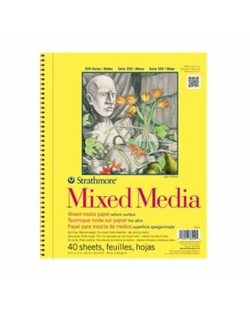 Strathmore 300 Series Mixed Media Pad Wirebound - 5.5x8.5