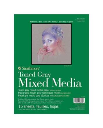 Strathmore 400 Series Mixed Media Toned Gray - 11x14