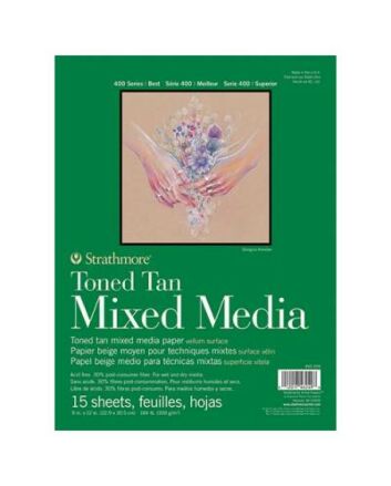 Strathmore 400 Series Mixed Media Toned Tan - 11x14