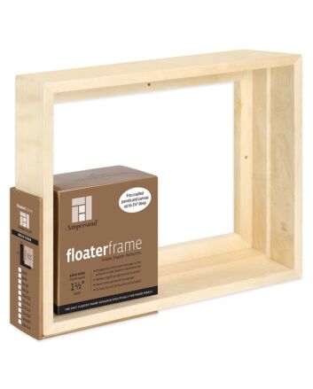 Ampersand Floater Frame - Bold - Maple - 6x6"x1.5"