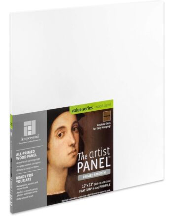 Ampersand Artist Panel Primed Smooth 12x12"x3/8"