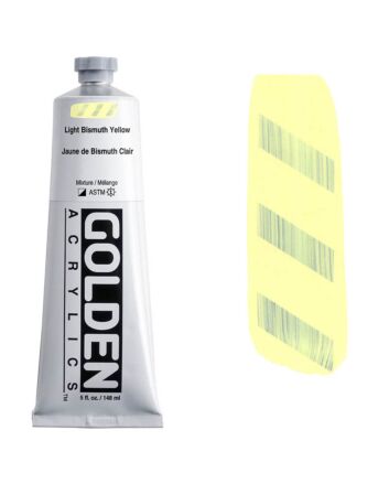 Golden Heavy Body Acrylic 5oz Tube - Light Bismuth Yellow