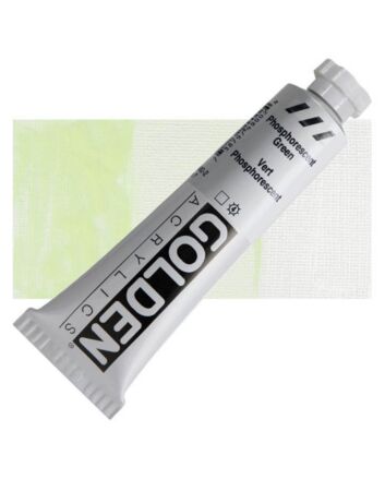 Golden Heavy Body Acrylic 2oz Tube - Phosphorescent Green