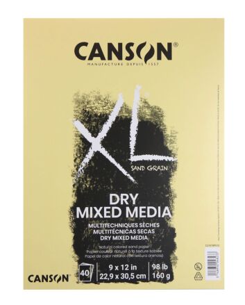 Canson XL Dry Mixed Media Pad - 9x12 - Natural
