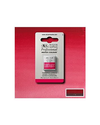 Winsor Newton Professional Watercolor - Half Pan - Carmine Permanent