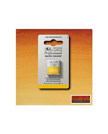 Winsor Newton Professional Watercolor - Half Pan - Quinacridone Gold