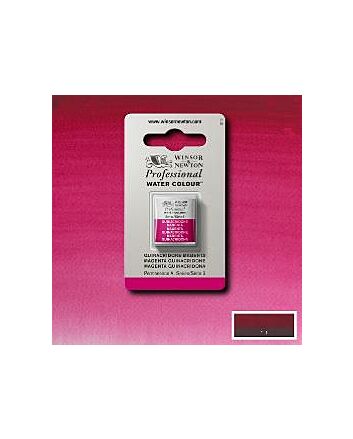 Winsor Newton Professional Watercolor - Half Pan - Quinacridone Magenta