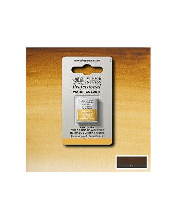 Winsor Newton Professional Watercolor - Half Pan - Raw Umber
