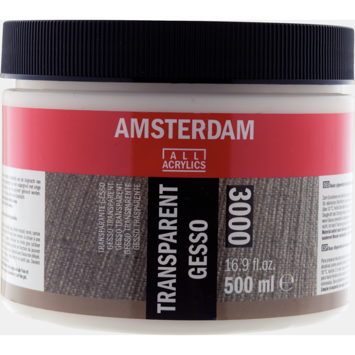 Amsterdam Acrylic Color - Transparent Gesso - 500ml