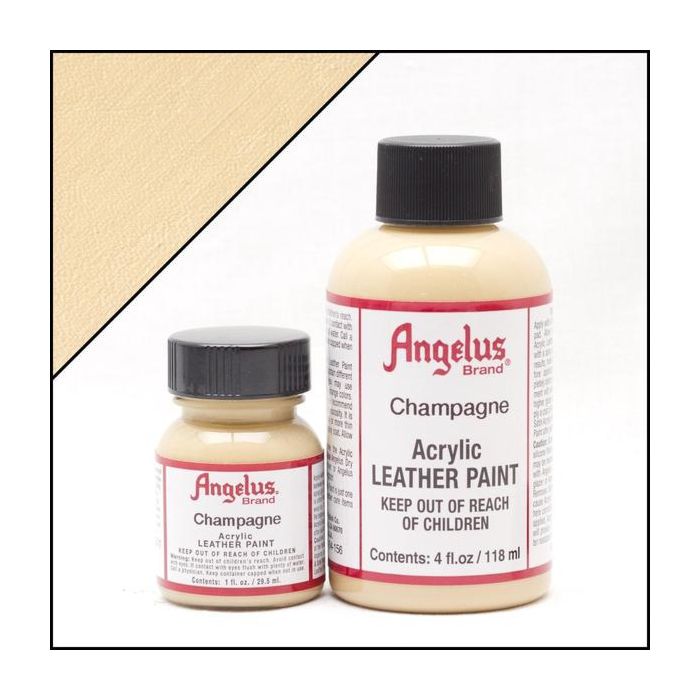 Angelus Acrylic Leather Paint - 1oz - Champagne