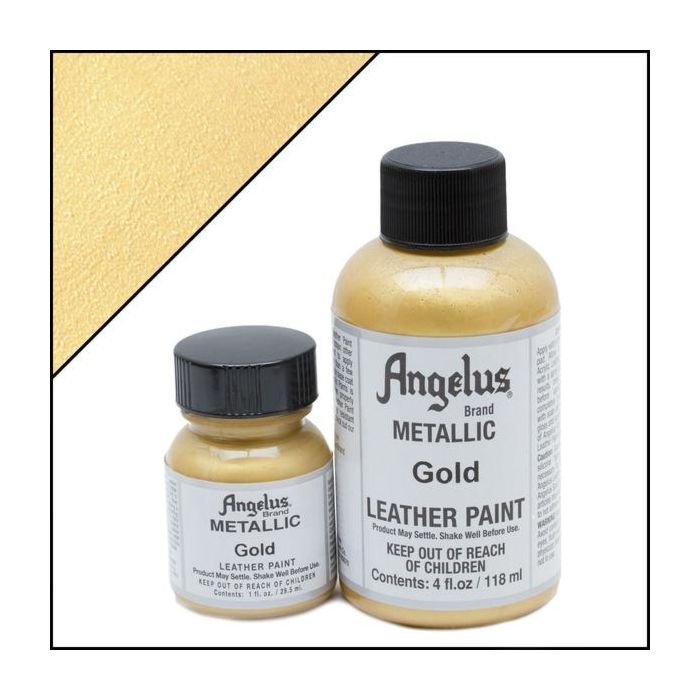 Angelus Acrylic Leather Paint - 1oz - Gold