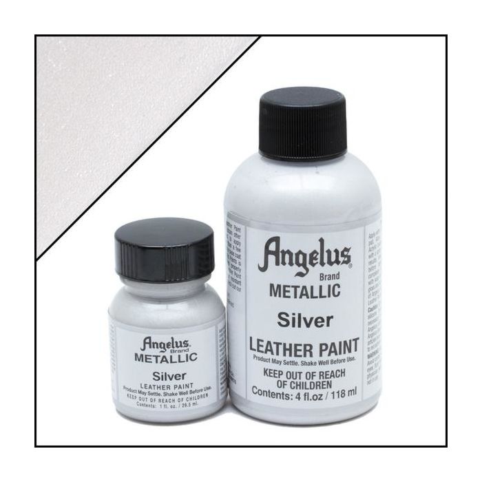 Angelus Acrylic Leather Paint 1oz Silver