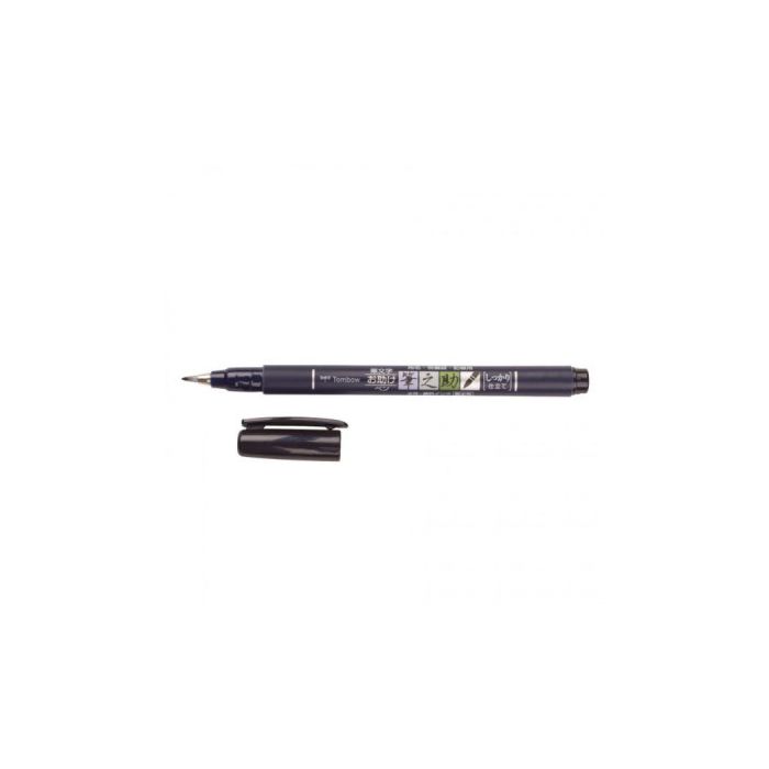 Tombow Fudenosuke brush Pen Hard Tip - Black