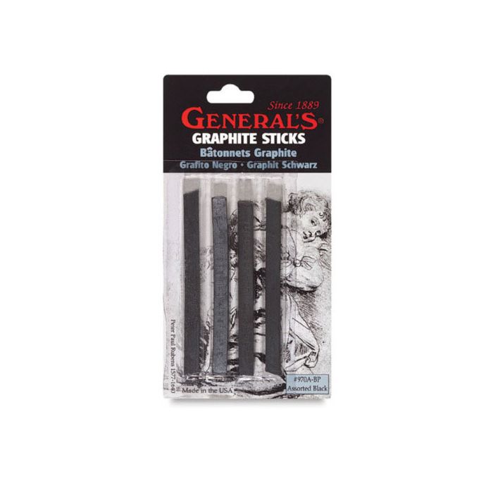General Graphite Sticks Assorted Set of 4