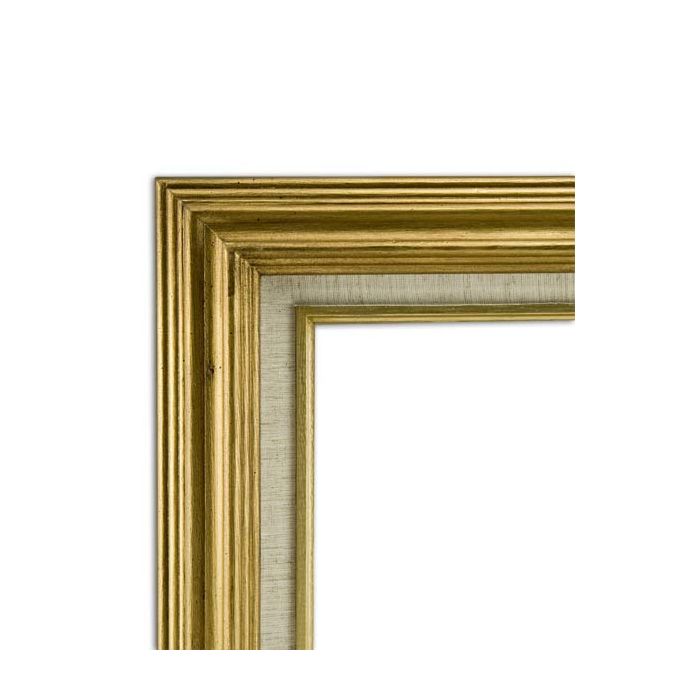 Late 20th Century Small Gold Wood Frame