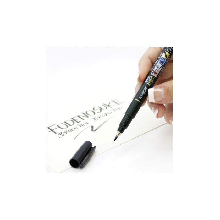 Tombow Fudenosuke Brush Pens- Pack of 3 Hard/Soft/Twin