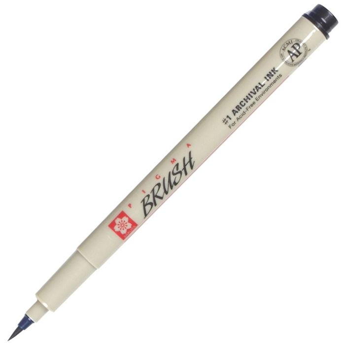 Pack of 3 Red Ink XSDK-BR-19 Sakura Pigma Brush Marker Pen 