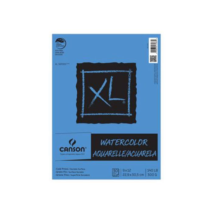 Canson XL Watercolor Pad (30 sheets) 18x24