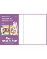 Strathmore Photo Mount Cards 100 Pack 5x6-7/8" - White