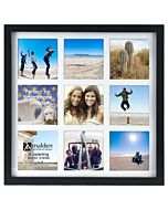 Malden Designs - Smart Collage 9 Photo Frame 4x4 openings