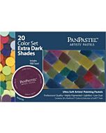 PanPastel Soft Pastels - Set of 20 - Extra Dark Shades