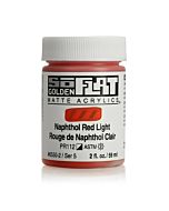 Golden SoFlat Matte Acrylic - 2oz - Napthol Red Light