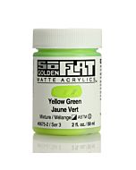 Golden SoFlat Matte Acrylic - 2oz - Yellow Green