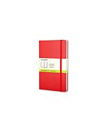 Moleskine Notebook Plain Red Pocket