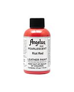 Angelus Pearl Paint - 4oz - Riot Red