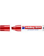 Edding 800 Square Nib Permanent Marker - Red