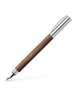 Ambition Fountain Pen, Walnut Wood - Medium