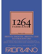 Fabriano 1264 Smooth Bristol Pad 100LB 9x12 