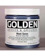 Golden Black Gesso - 16oz Jar