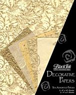Decorative Paper 10-Pack Golden Glow