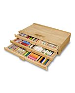 3 Drawer Wood Storage Box