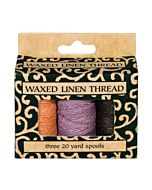 Waxed Linen Thread 3-Pack