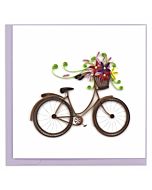 Quilling Card - Bike Flower