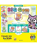 Creativity For Kids  - Big Gem Diamond Painting Woodland