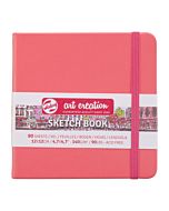 Talens Art Creation Sketchbook - 12x12cm - Coral Red