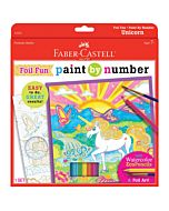Faber Castell Color By Number - Unicorn Foil Fun
