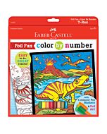 Faber Castell Color By Number - T-Rex Foil Fun