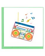 Quilling Card - Boombox